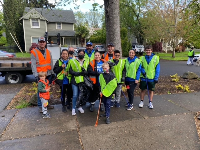 Group of people volunteering